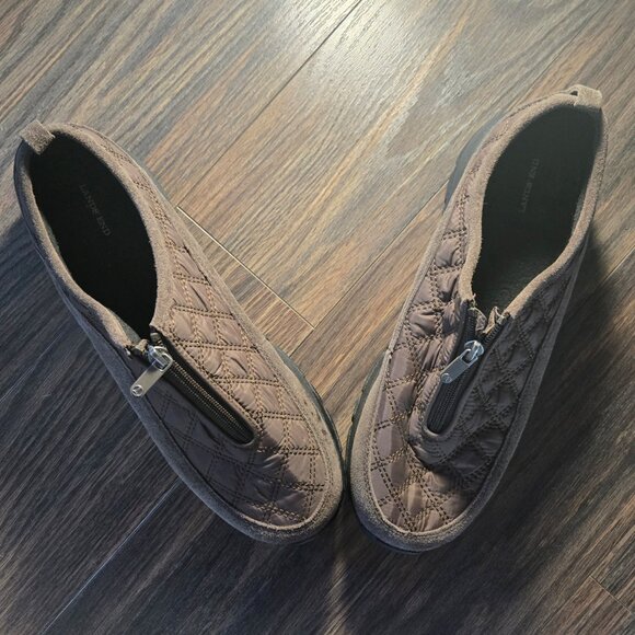 LANDS' END Women's All Weather Quilted Zip Slip-On/Espresso/NWOT/SIZE 11D - Picture 9 of 13